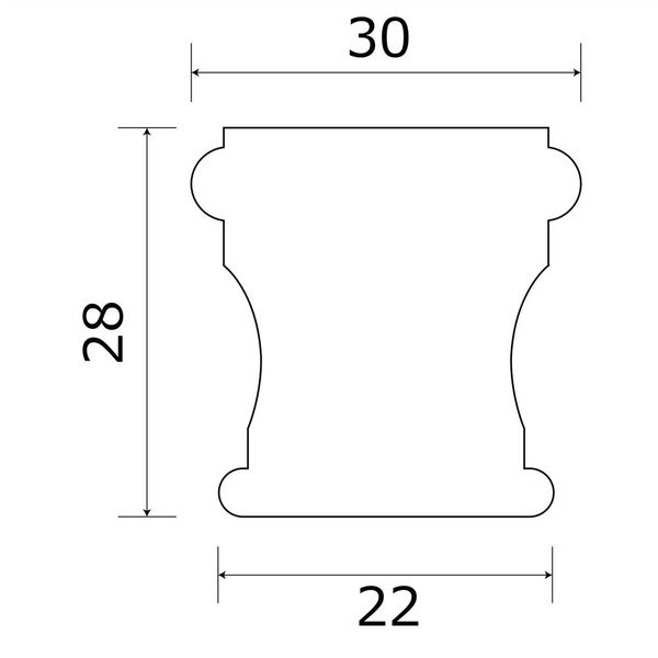 和気産業 木製つまみ TWー327(パイン) TW-327 1セット(22個)（直送品