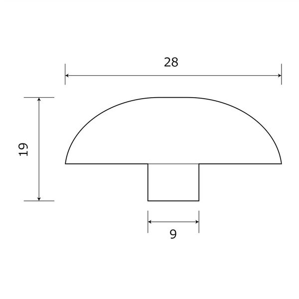 和気産業 アンティックつまみ 黒 19×28mm TW-218 1セット(14個)（直送 