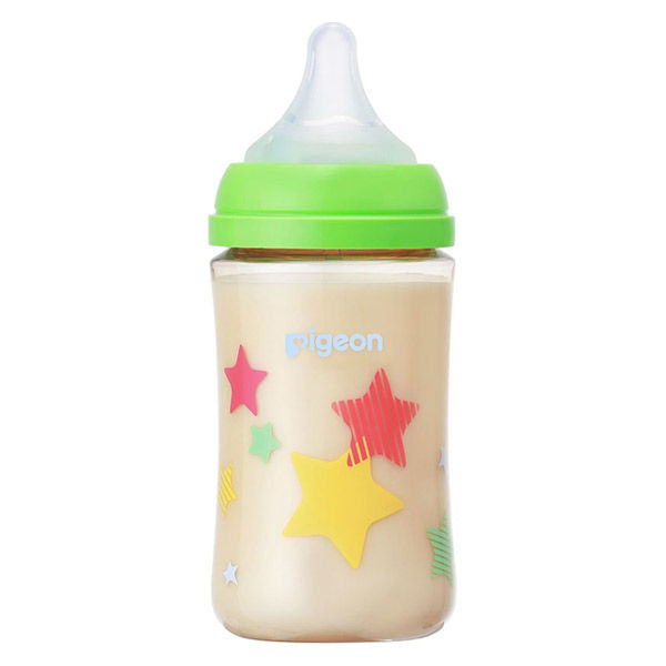 ピジョン 母乳実感プラ 240ml（Star） 哺乳瓶 - アスクル