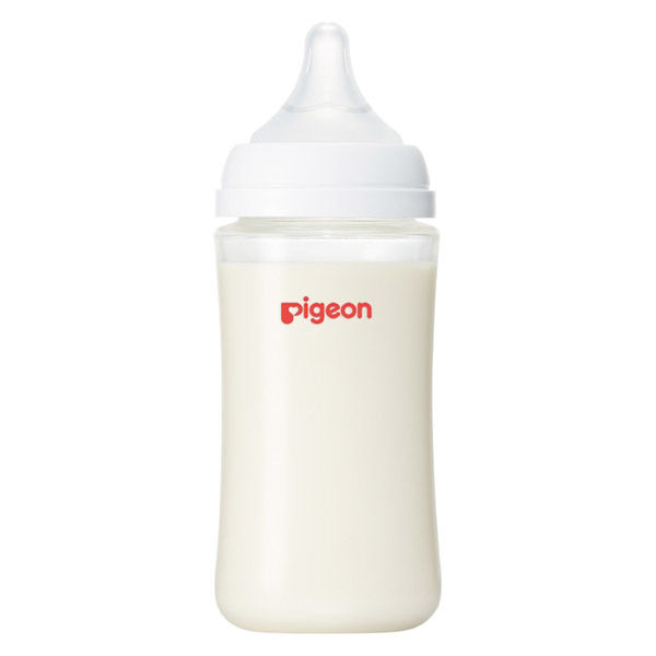ピジョン 母乳実感耐熱ガラス 240ml 哺乳瓶 - アスクル