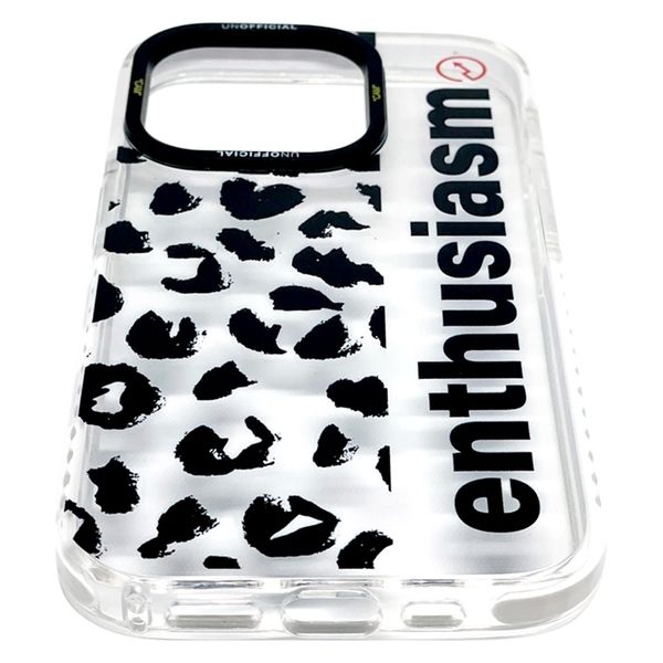 エアージェイ iPhone 14 Pro用 耐衝撃 デザインクリア背面ケース(DE2柄