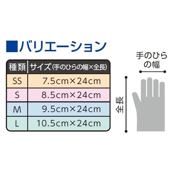 オオサキメディカル 検査検診用 オオサキニトリルグローブ1（ブルー/L