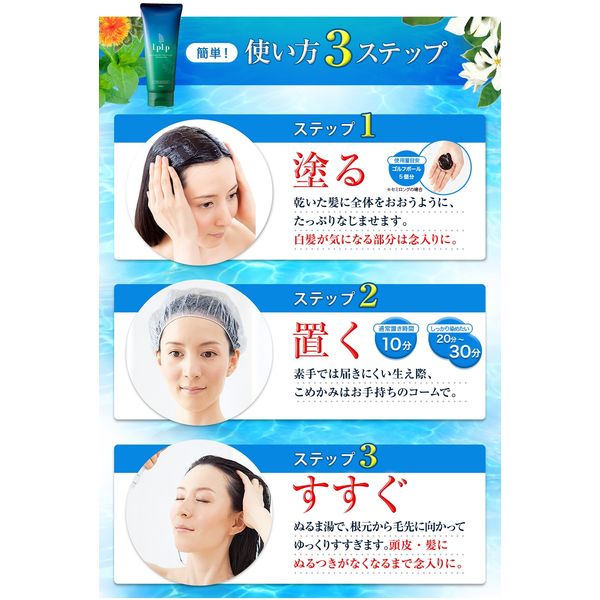 LPLP（ルプルプ） ヘアカラートリートメント ブラウン 200g 1個