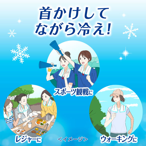 ビオレ 冷タオル 無香性 個包装 5枚入 冷却シート 花王 - アスクル