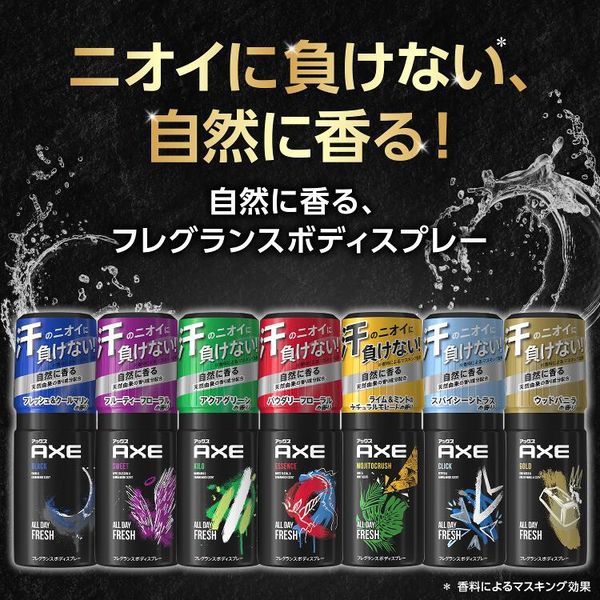 AXE（アックス）男性用 ボディスプレー フレグランス ブラック クール