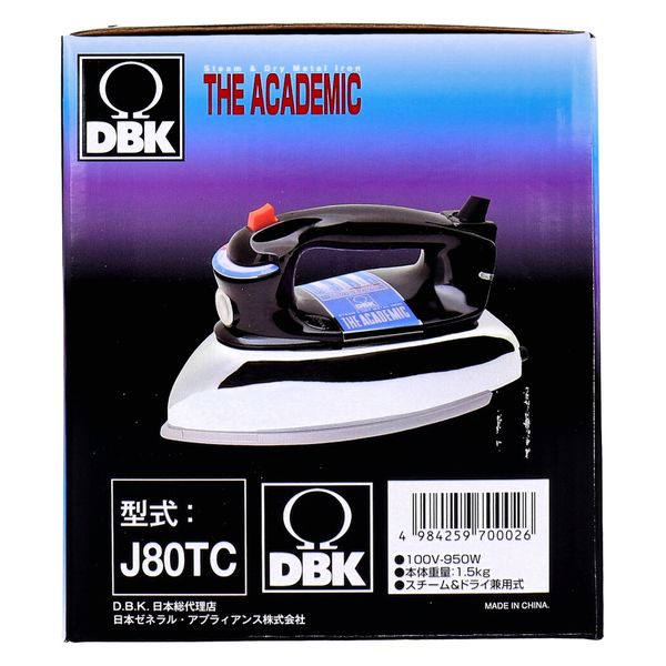 DBK スチーム＆ドライ兼用式アイロン J80TC 1個入×1セット 日本 