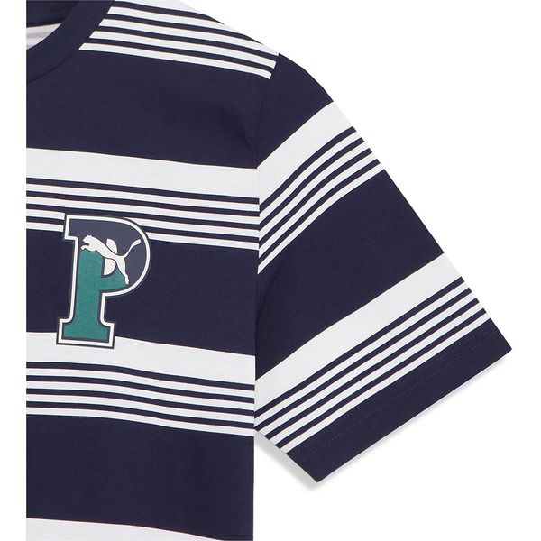 PUMA（プーマ） Tシャツ PUMA SQUAD ストライプ Tシャツ XL ＰＵＭＡ　ＮＡＶＹ 678390 1セット(1枚入)（直送品）