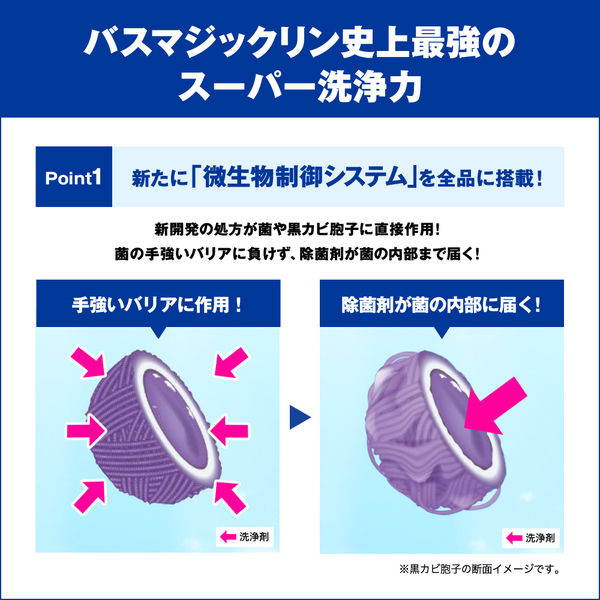 バスマジックリン 泡立ちスプレー SUPERCLEAN 香りが残らない
