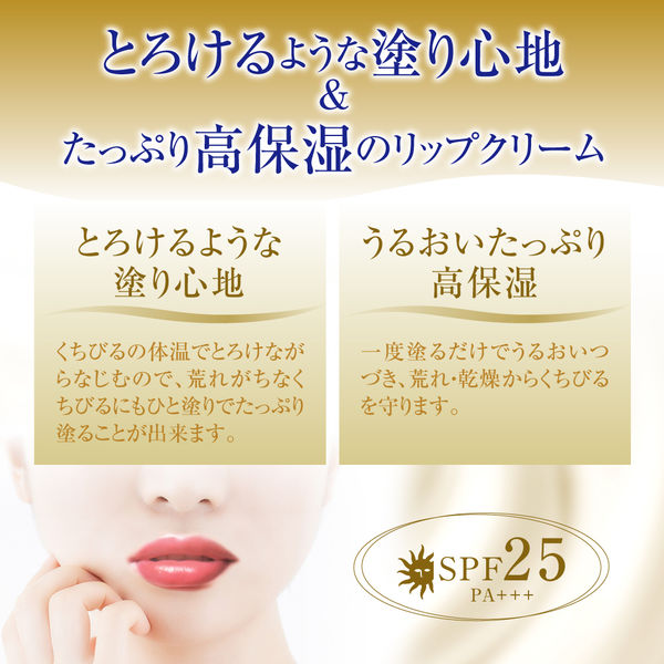 メンソレータム メルティクリームリップ リッチハニー 2.4g SPF25・PA