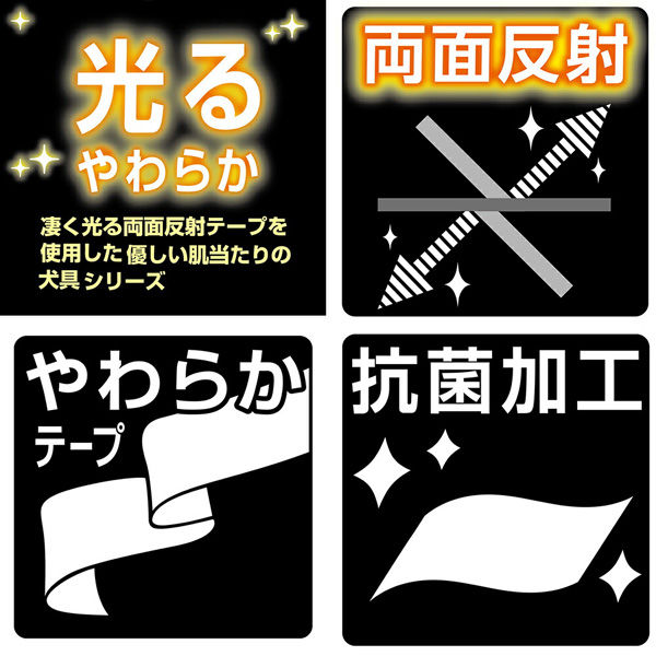 ペティオ 犬用首輪 フラッシュソフトカラー ＳＳ ブルー 271602 1個（直送品） - アスクル