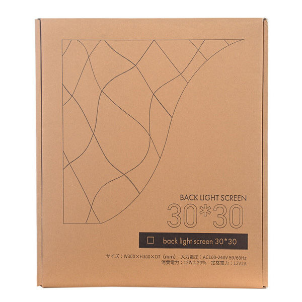 アーチリテイルズ esAqua 水槽LED バックスクリーン 30×30cm