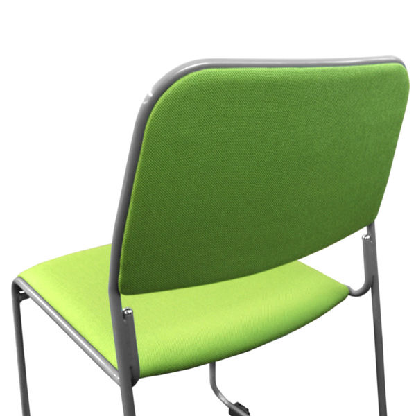 【軒先渡し】ナカバヤシ スタッキングチェア NSF ファブリック グレー NCS-NSFF00205GY 1セット(5脚入)（直送品） ナカバヤシ グレー