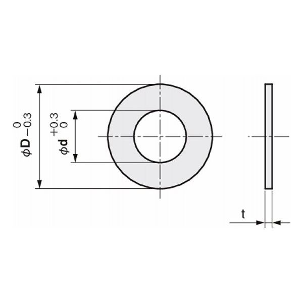 岩田製作所 シム&スペーサ|シムリング(板厚セット) SRS045055A 1個(10枚)（直送品）