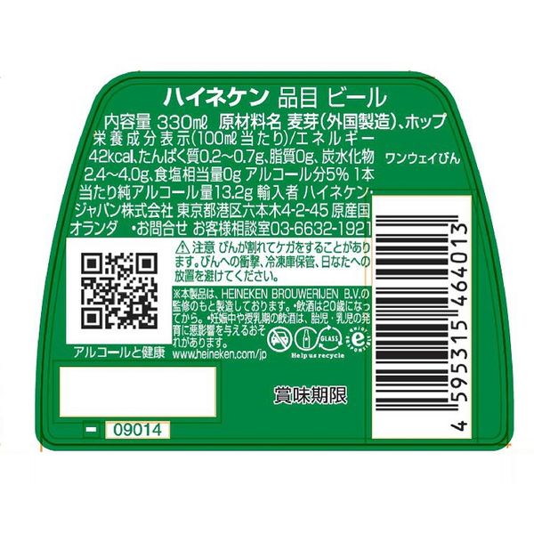 体験コメント募集】ハイネケン0.0 瓶 330mlを税込・送料込でお試し｜サンプル百貨店 | ハイネケン・ジャパン株式会社