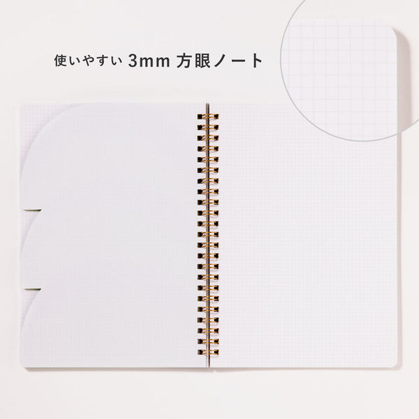 いろは出版 SANDWICH リングノート A5 サーモン＆レモン GSWN-03