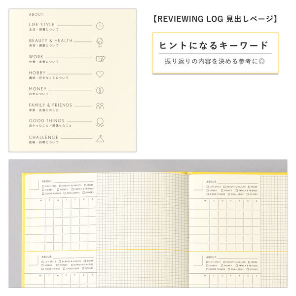 いろは出版 SUNNY ログノート スモールログノート付き イエロー LSL-01