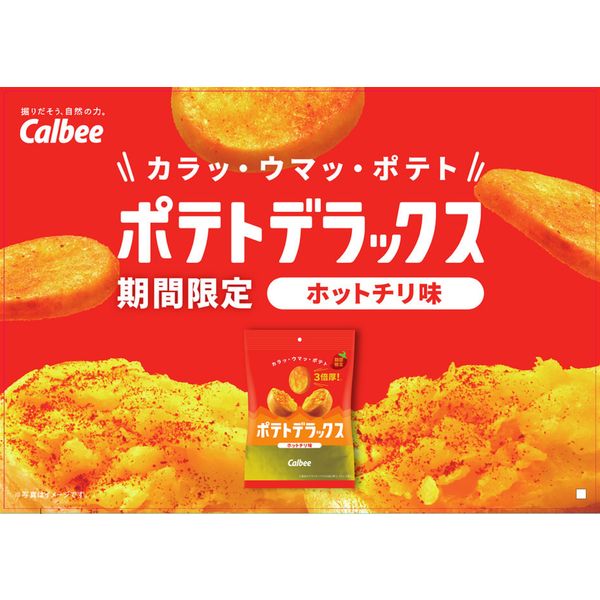 ホットチリ味 スナック菓子 スティックカラムーチョ ホットチリ味 (40周年マーク): 終売商品