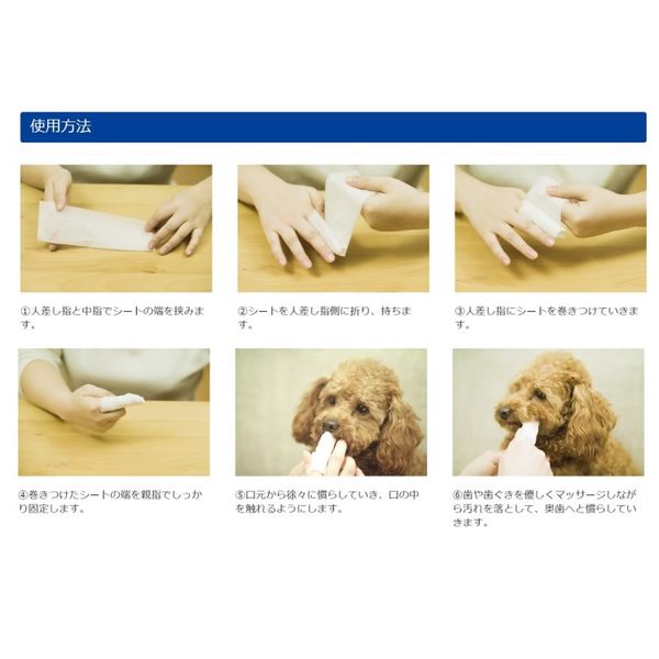 シートde歯みがき エブリデント 犬猫用 ミルク風味 国産 35枚入 2袋