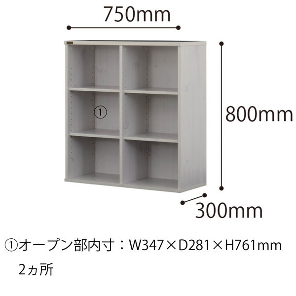 75cm幅　★超特価★佐藤産業　4FUL　NEFLAS　オープンシェルフ 75cm幅 ☆超特価☆佐藤産業 4FUL NEFLAS オープンシェルフ 棚
