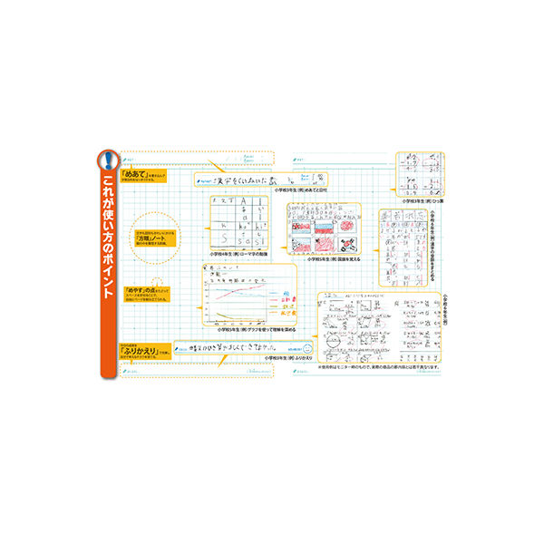 日本ノート 家庭学習ノート12ｍｍマス LGA12GR 1セット（10冊）