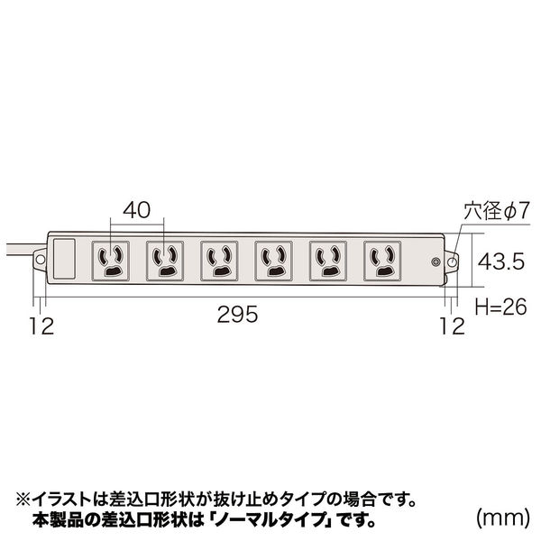 おトク情報がいっぱい！ SANWA サンワサプライ SUPPLY TAP-KS4N-1 工事