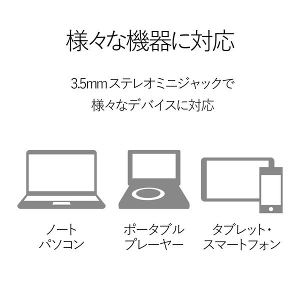 エレコム コンパクトスピーカー/6W/AC電源/ブラック MS-P08ABK 1個