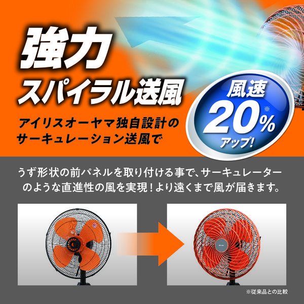 アイリスオーヤマ 大型扇風機 工業扇風機 三脚型 KF-431S 業務用扇風機 送風機 工場 体育館 1台