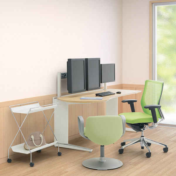 オカムラ 荷物置き ブラック 370×610×720mm LU81AA-ZF95（直送品