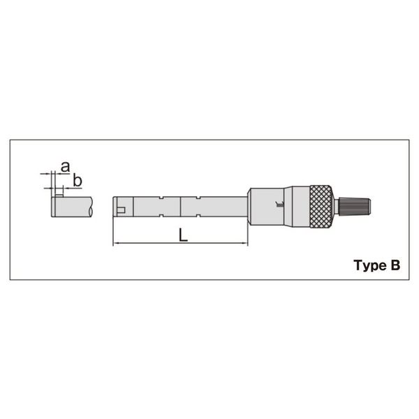 INSIZE インサイズ 2点式/3点式ホールテスト 3227-50 1個（直送品