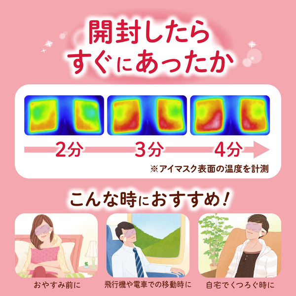 めぐりズム 蒸気でホットアイマスク 無香料 1セット（12枚入×5箱
