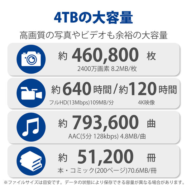 HDD 外付け 4TB d2 Professional STHA4000800 LaCie 1個 - アスクル