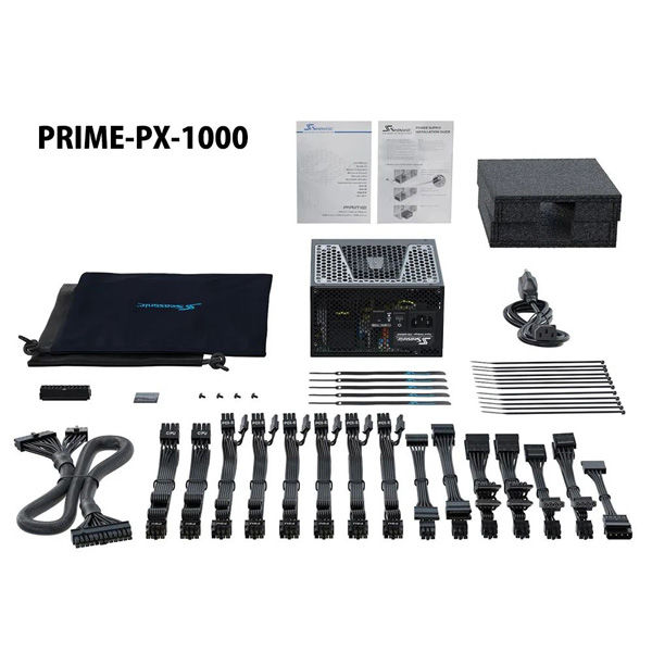 オウルテック Seasonic PRIME PX 80+PLATINUM 1000W電源 PRIME-PX-1000S 1個（直送品） - アスクル