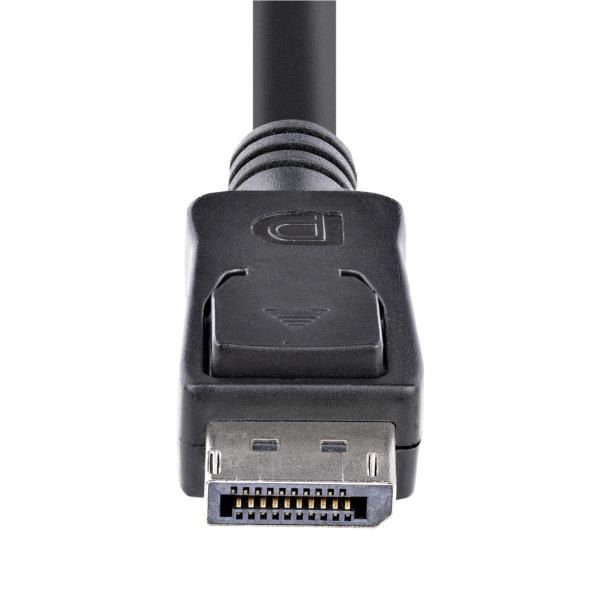 DisplayPortケーブル 3m ディスプレイポート1.2 ブラック DISPL3M 1本 - アスクル