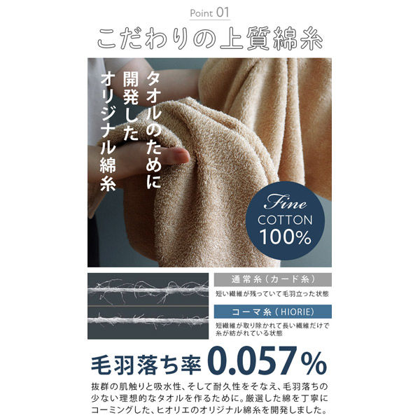 バスタオル 54枚 ベージュ 60×120 丸中 日本製 ホテルスタイルタオル バスタオル グレーベージュ