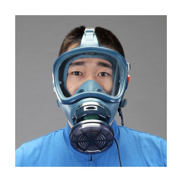 全面マスク、アスベスト 、全面形電動ファン付き呼吸用保護具