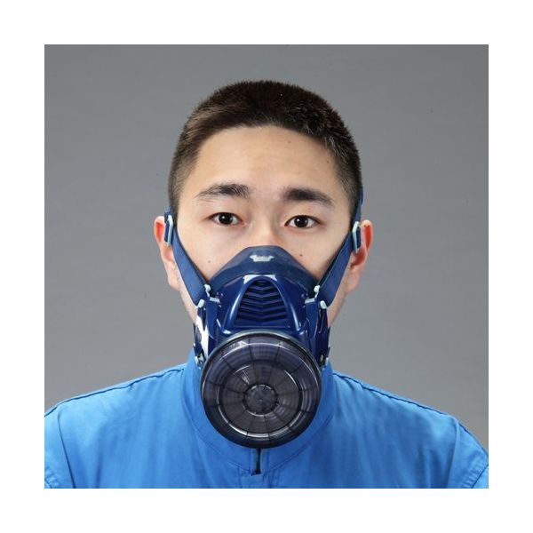 エスコ 電動ファン付き呼吸用保護具(アスベスト対応) EA800MR-6