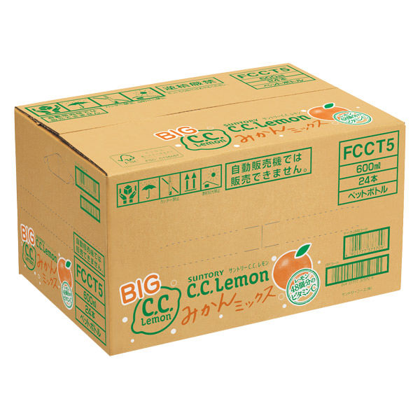 サントリー C.C.レモン みかんミックス 600ml 1セット（48本