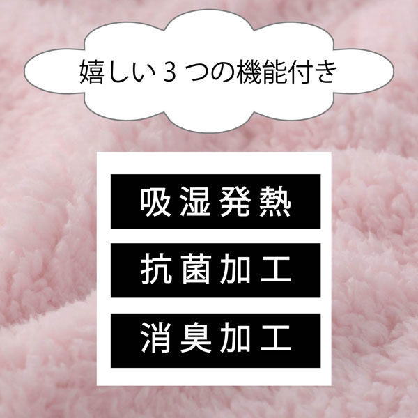 西川 洗えるとろふわ毛布 MOFUMOFU 吸湿発熱 抗菌 消臭 シングル