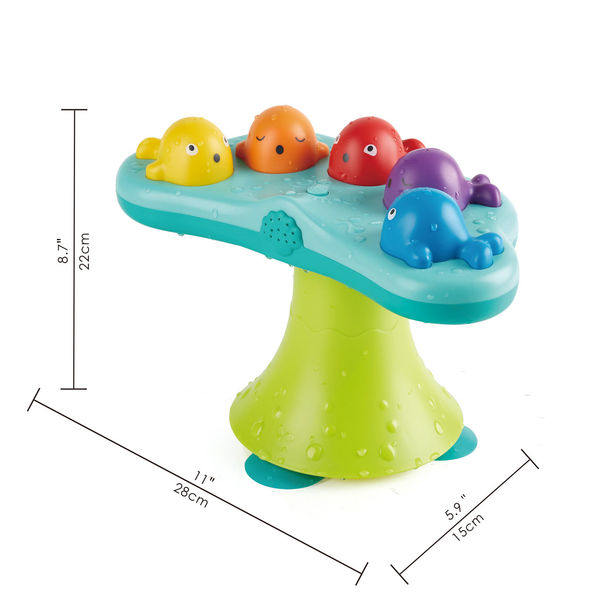 Hape くじらたちの噴水パーティー 水遊び E0218 1個 - アスクル