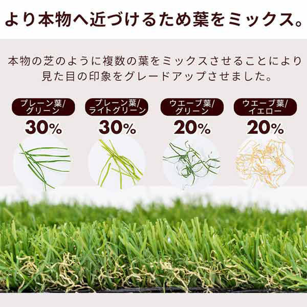 テラモト ユニットターフα 緑 ３００ｘ３００ｍｍ - 芝、芝生