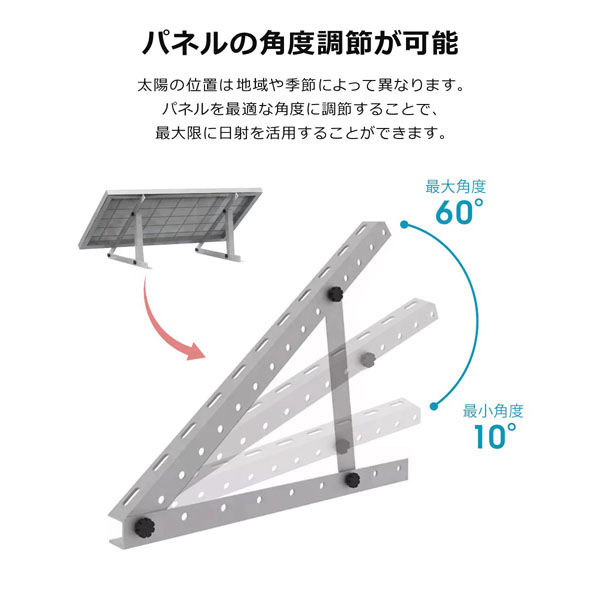 SunRuck ソーラーパネル架台 三角ブラケット SR-TM02 1個（直送