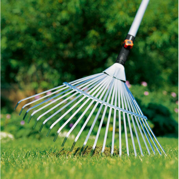 GARDENA コンビシステム 熊手 スチール製 50cm幅 03102-20 1台（直送品