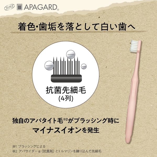 アパガード eco 歯ブラシ S ふつう 1セット（3本） サンギ