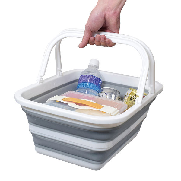 ファイン たためる洗い桶 8.5L FIN-706 1個 - アスクル ファイン たためる洗い桶 8.5L FIN-706 1個 - アスクル