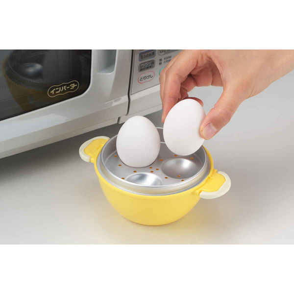ヨシカワ ゆで玉子調理器 レンジでかんたん たまごじょうず