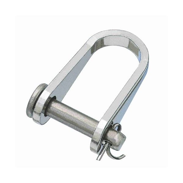 エスコ 5.0mm 割ピン式シャックル(ステンレス製) EA638DD-11 1セット(10個)（直送品）