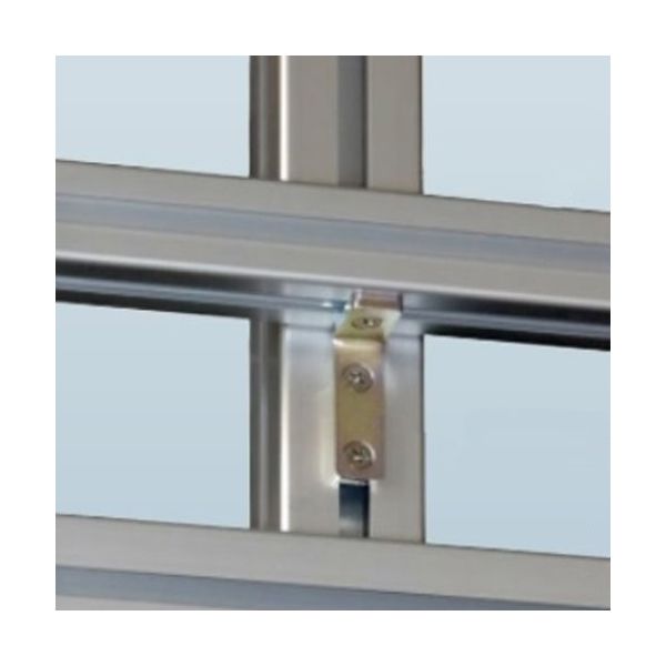 エスコ 40角用 L型ブラケット(2つ穴) EA976CB-36 1セット(15個)（直送