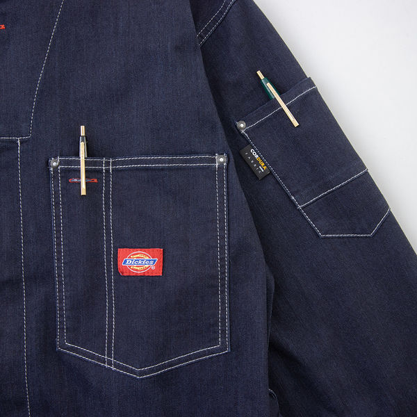 Dickies D-756 CORDURAストレッチデニムツナギ INDIGO M コーコス信岡 1着（直送品）