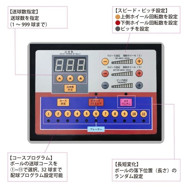 卓球マシン V-989Eの公式商品情報｜卓球マシン・トレーニング用品情報