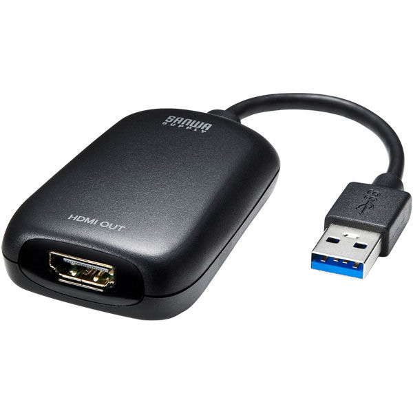 サンワサプライ USB3.0-HDMIディスプレイアダプタ(1080P対応） USB-CVU3HD1 1個